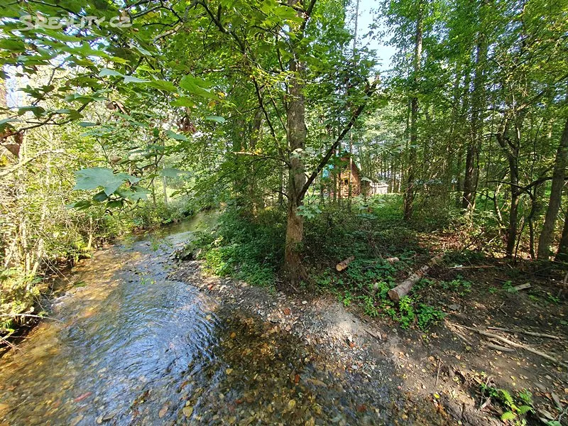 Detail srubové konstrukce a okolního terénu